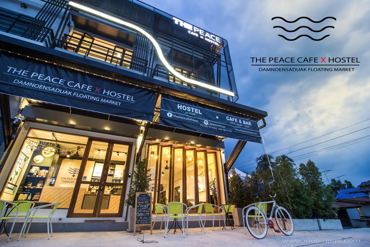 The Peace Hostel Damnoen Saduak Exterior foto